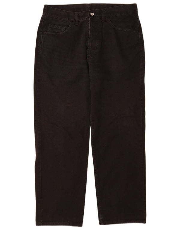 Мужские прямые джинсы BENETTON W34 L29, черный хлопок