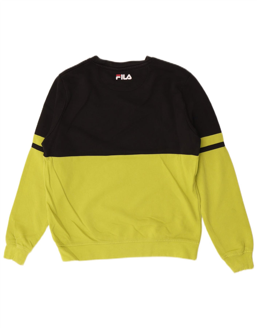 Fila Мужской свитшот с графическим рисунком, средний зеленый цветной блок
