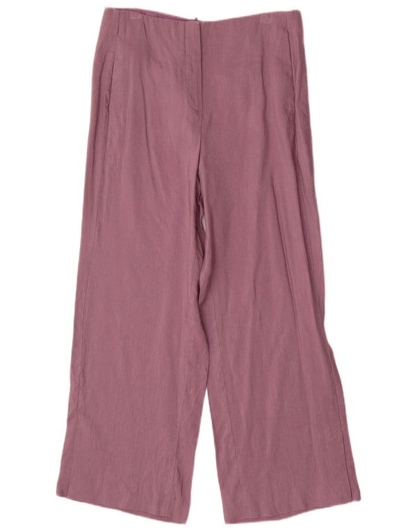 Massimo Dutti Женские широкие брюки чинос EU 38 Small W28 L27 Сиреневые