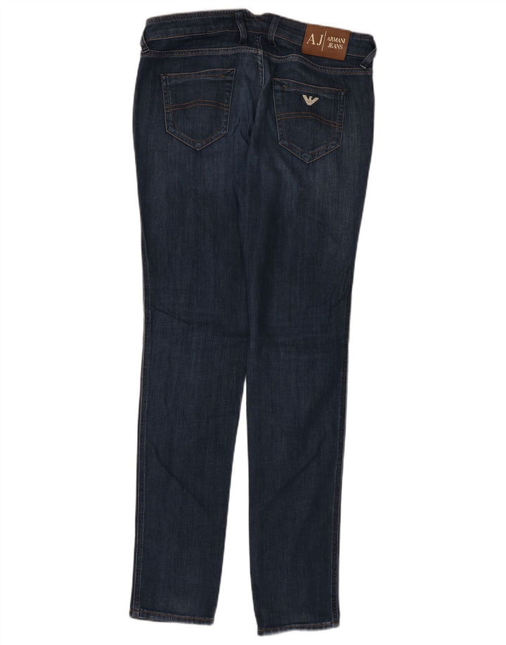 Женские джинсы скинни Armani W30 L34 Темно-синие