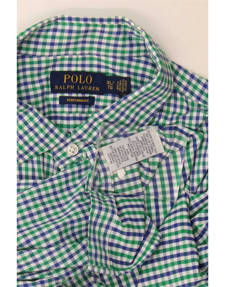 Мужская фланелевая рубашка Polo Ralph Lauren XL в разноцветную клетку