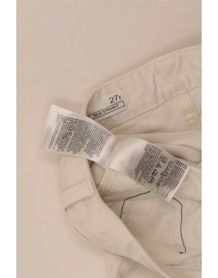 Женские прямые джинсы Gap W27 L28, белый хлопок