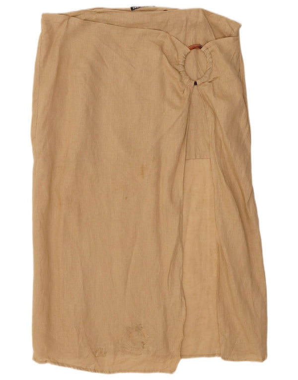 Женская юбка-саронг Zara 2XL W34 Бежевый