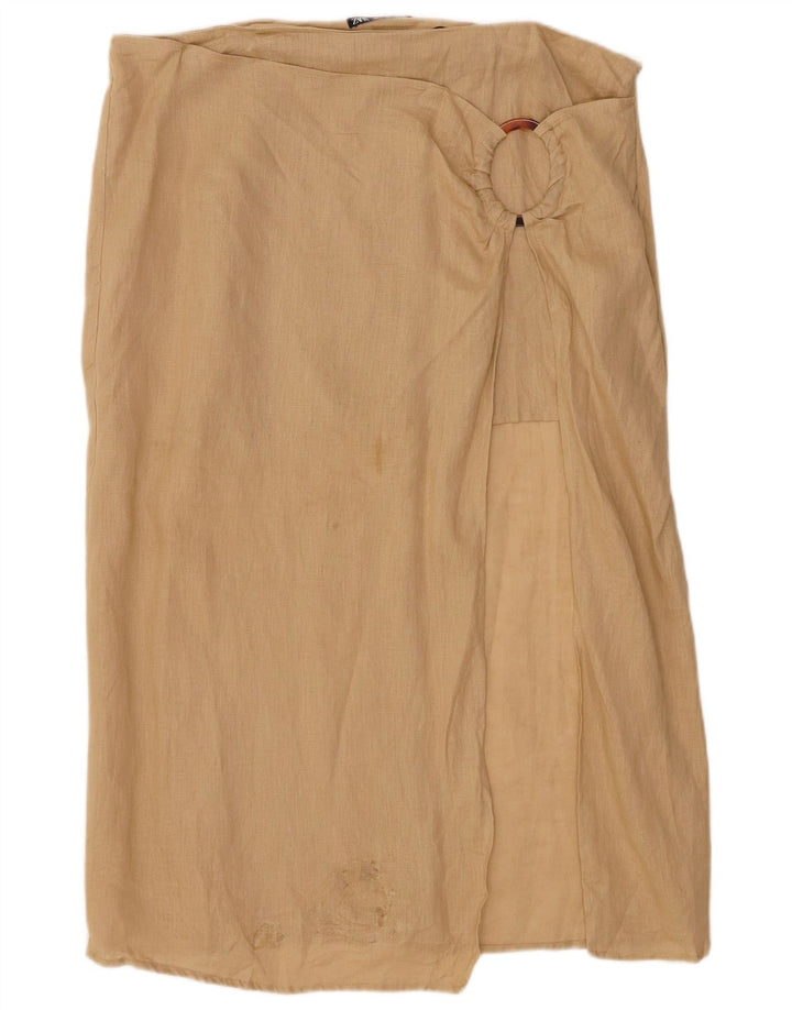 Женская юбка-саронг Zara 2XL W34 Бежевый