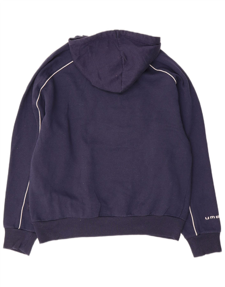 Мужской джемпер с капюшоном Umbro, маленький, темно-синий, полиэстер