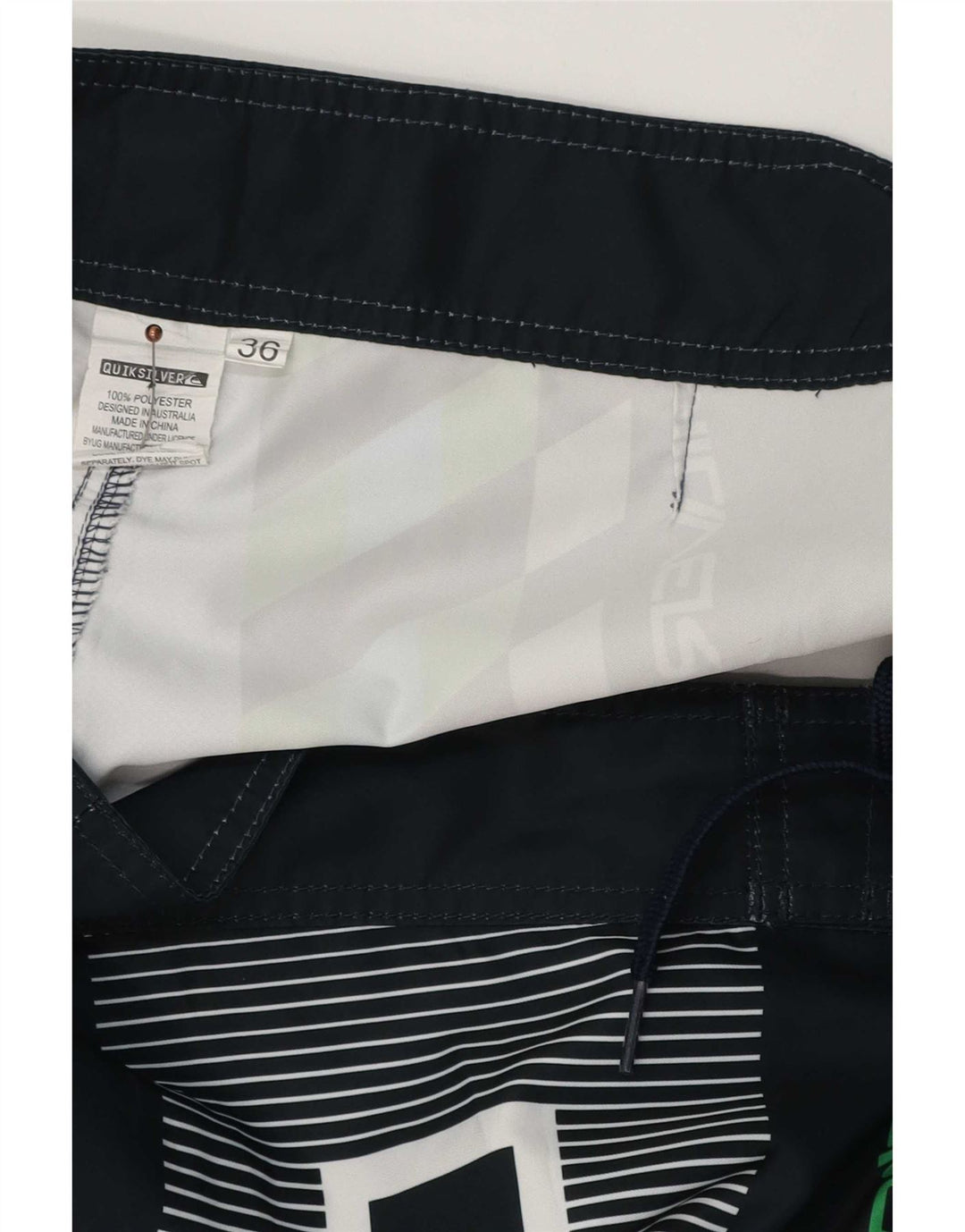 Мужские шорты для плавания Quiksilver с рисунком, большие, разноцветные, с геометрическим рисунком