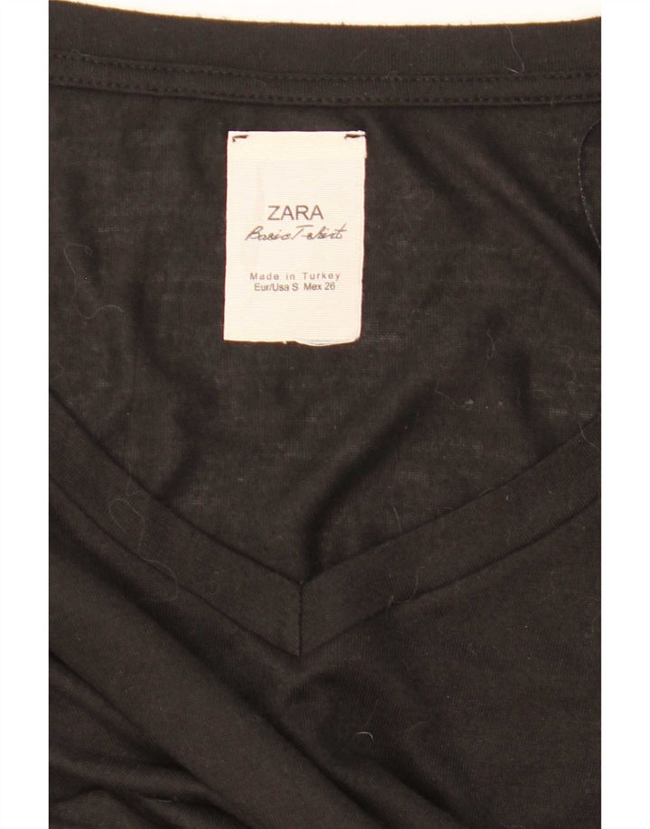 Женская туника оверсайз Zara UK 10, маленькая черная