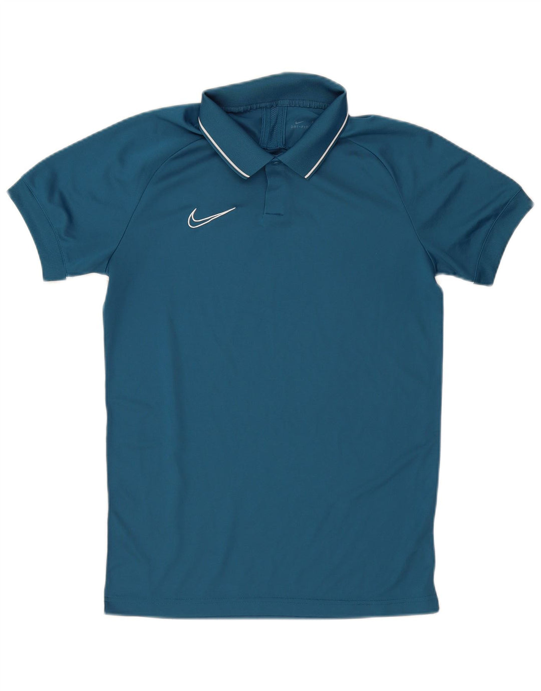 Мужская рубашка-поло Nike Dri Fit, большая синяя полиэстер