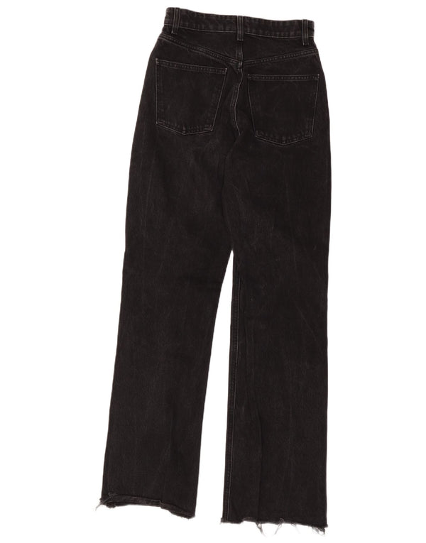 Женские прямые джинсы Zara EU 36 XS W26 L32, черный хлопок