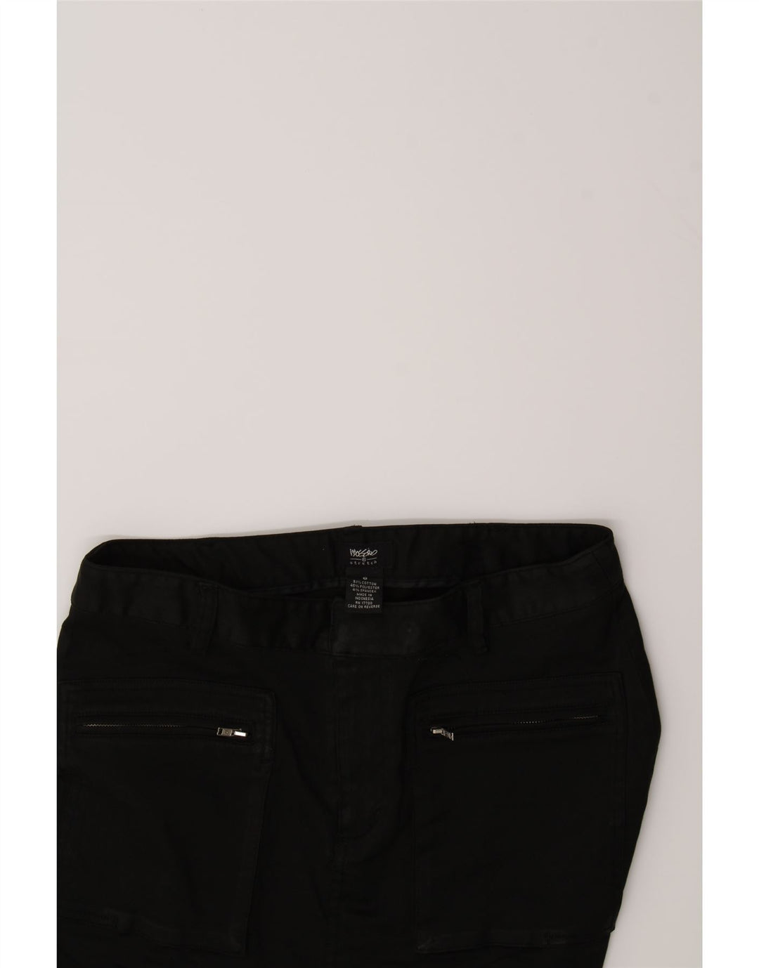 MOSSIMO Womens Cargo Skirt US 6 Medium W32  Black Cotton Vintage Mossimo and Second-Hand Mossimo from Messina Hembry 