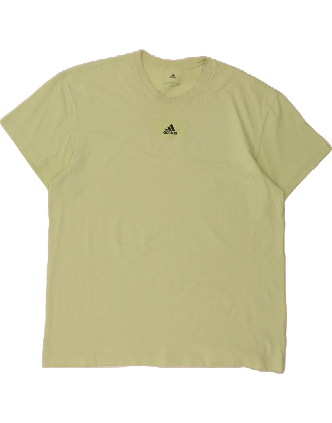 ADIDAS Mens T-Shirt Top Large Green Cotton Vintage Adidas and Second-Hand Adidas from Messina Hembry 