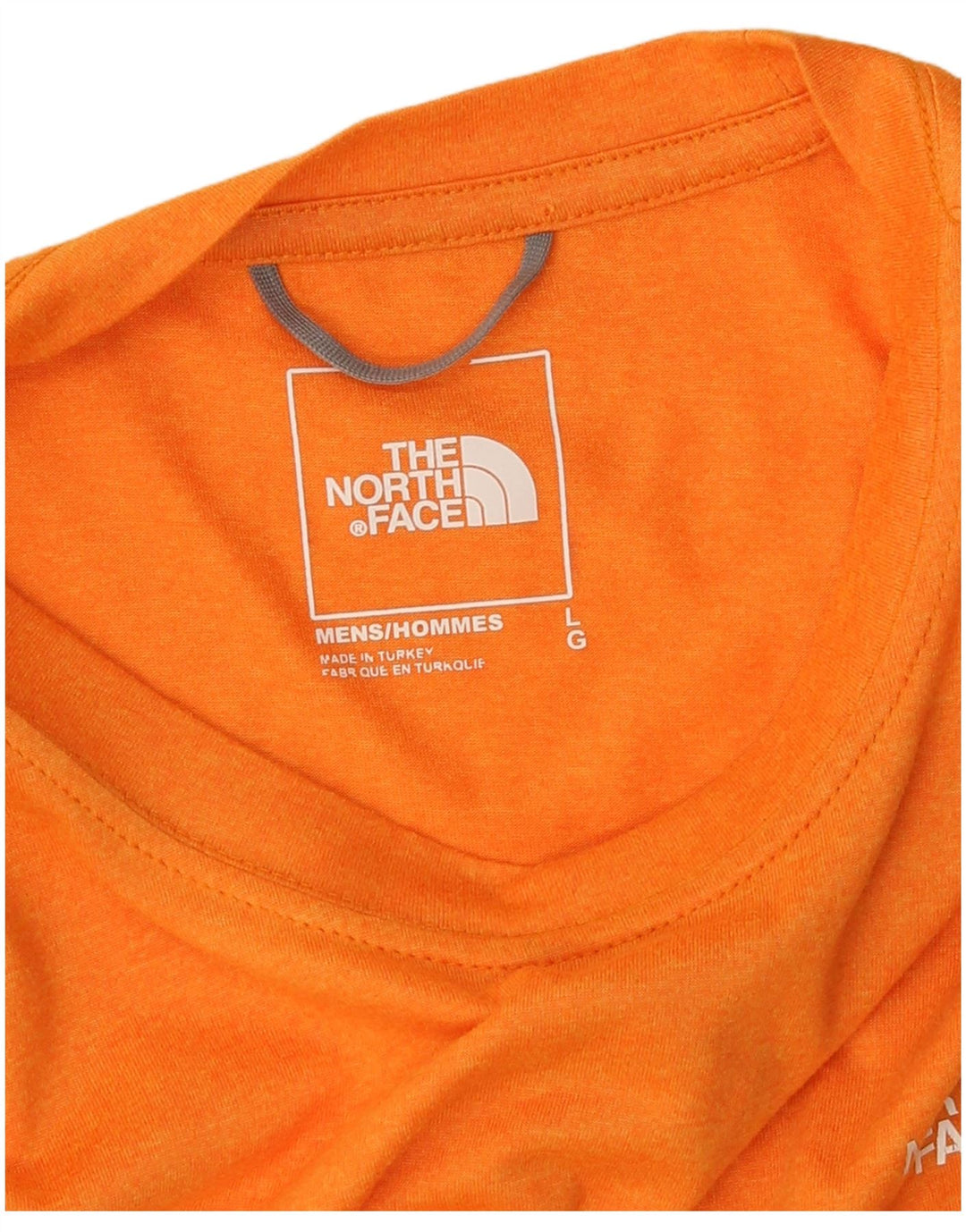 Мужская футболка The North Face, большая оранжевая