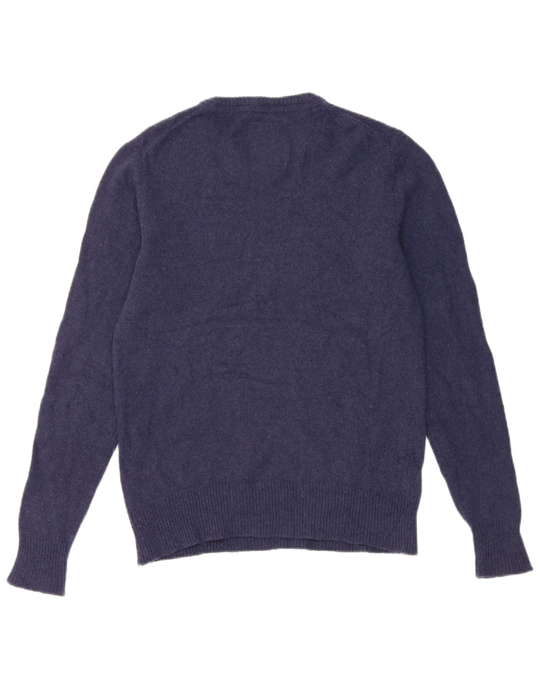 Мужской джемпер с круглым вырезом Superdry, средний темно-синий шерстяной свитер