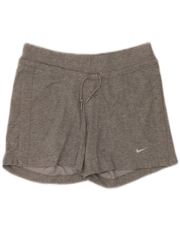 NIKE Womens Sport Shorts UK 10 Small  Grey Cotton Vintage Nike and Second-Hand Nike from Messina Hembry 