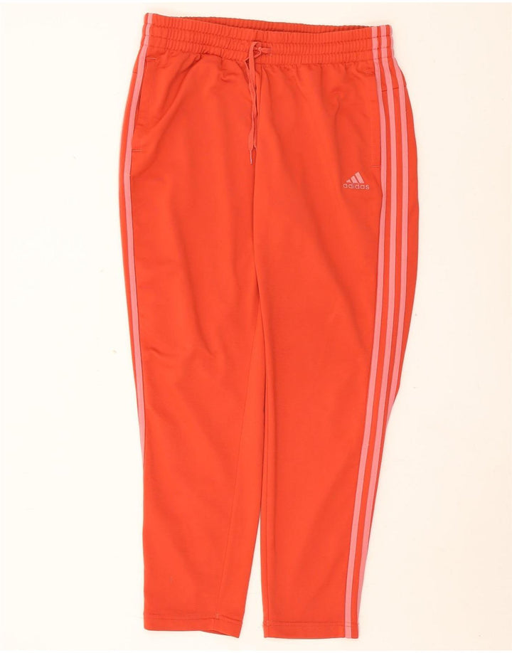 Женские спортивные брюки Adidas UK 16/18, большой красный полиэстер
