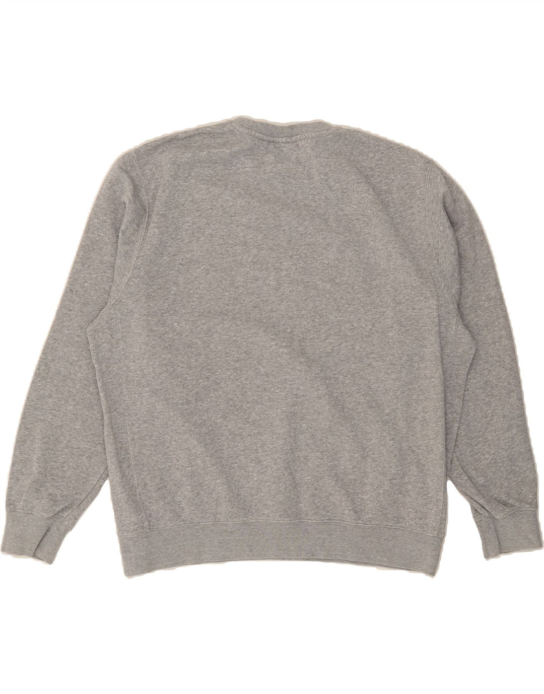 NIKE Womens Oversized Sweatshirt Jumper UK 16 Large Grey Cotton Vintage Nike and Second-Hand Nike from Messina Hembry 