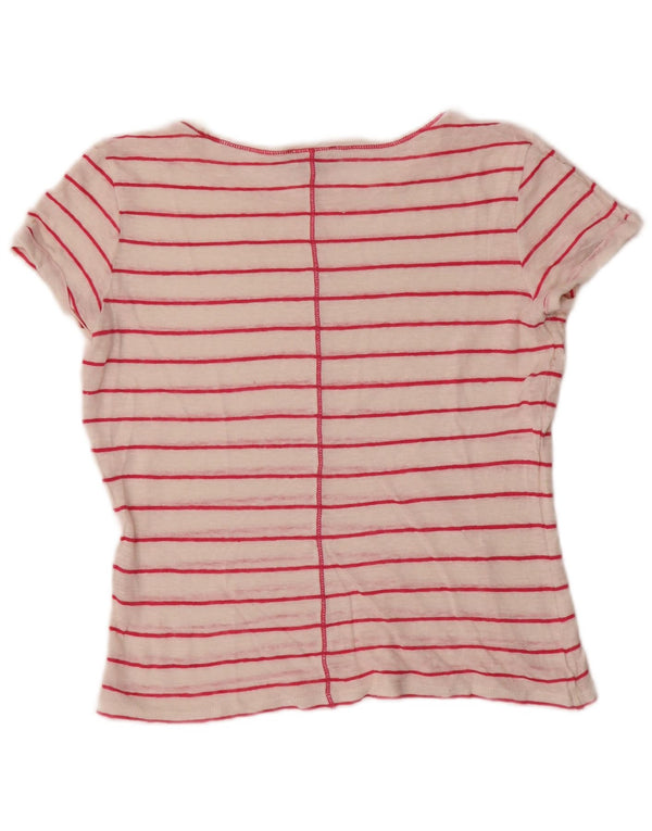 Женская футболка Massimo Dutti Top UK 6 XS Белая Полосатая