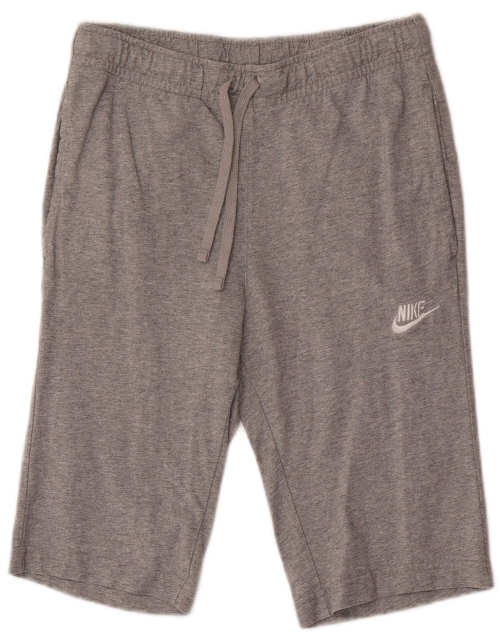Мужские спортивные шорты Nike, маленькие серые, хлопок
