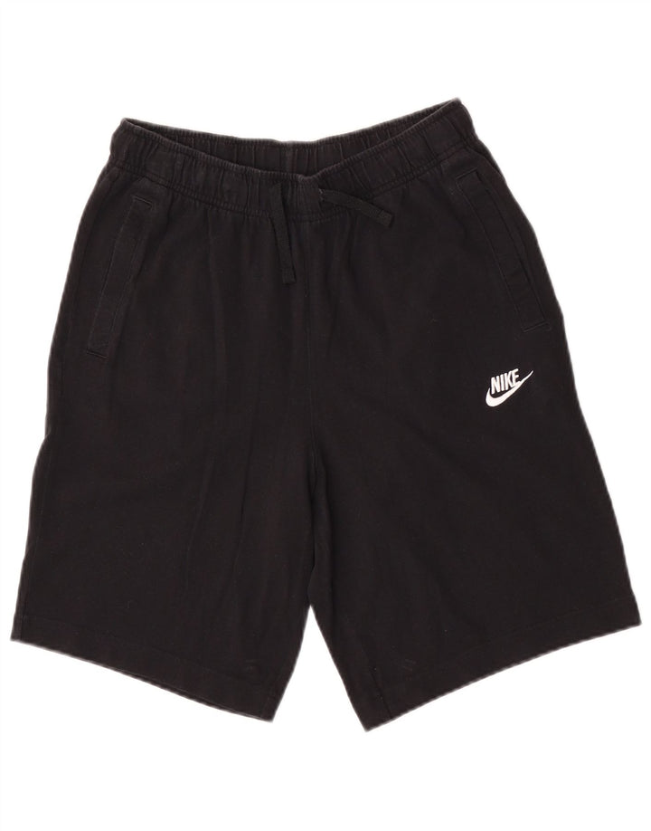 Мужские спортивные шорты Nike, маленькие черные, хлопок