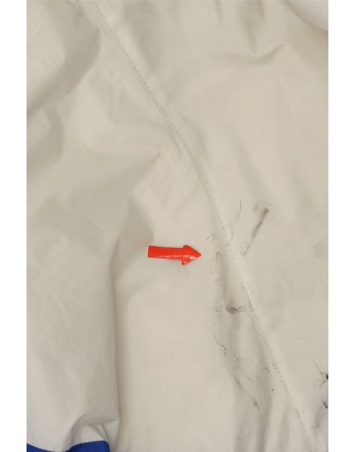 Женская дождевик с капюшоном Carhartt UK 14, средний синий, нейлон с цветными блоками