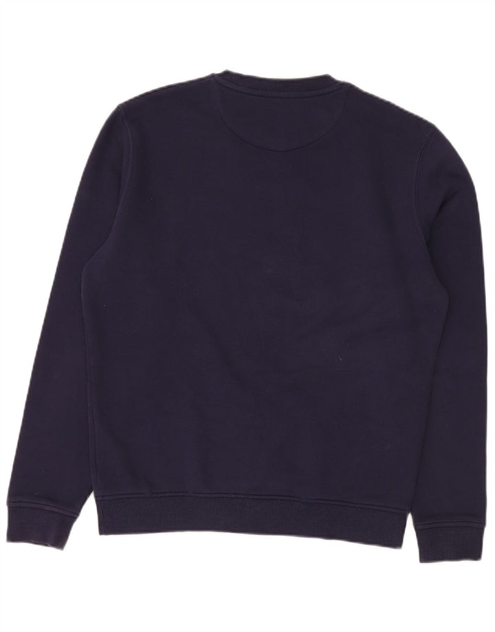 Мужской свитшот Lyle & Scott, маленький темно-синий хлопковый джемпер