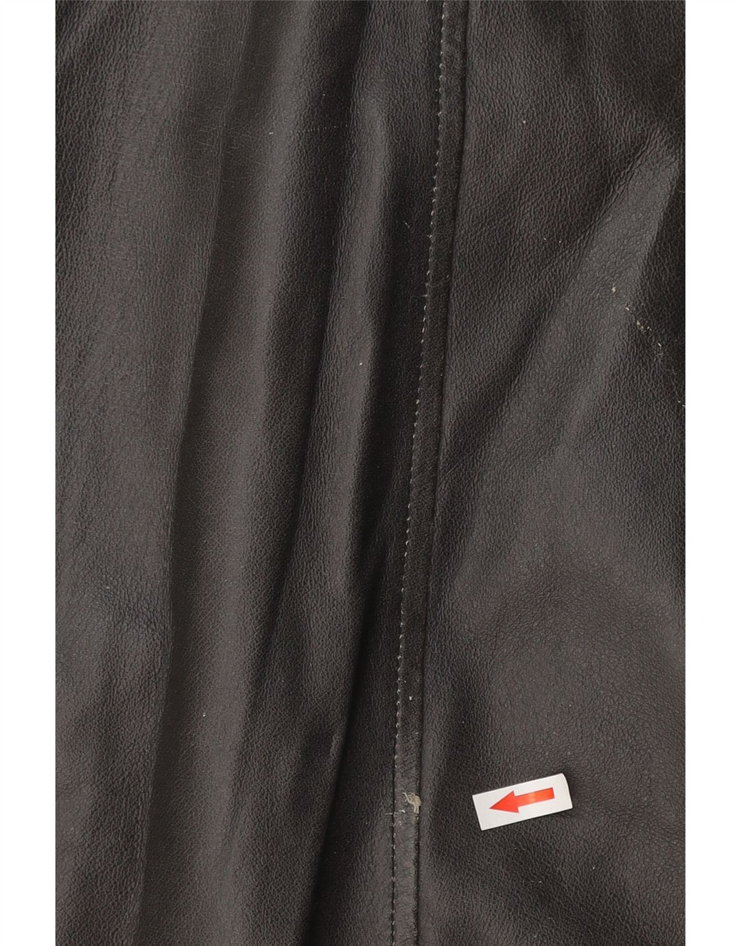 Винтажная мужская кожаная куртка в стиле милитари IT 54 2XL черная кожа