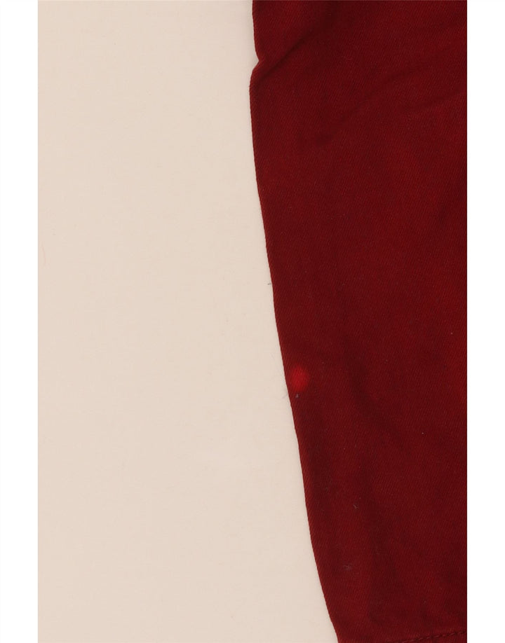 TOMMY HILFIGER Прямые джинсы для мальчиков 6-7 лет W22 L22 Бордовый хлопок