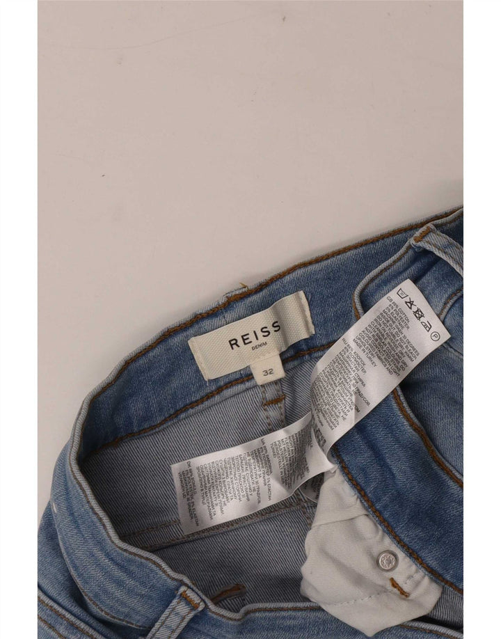 Мужские узкие джинсы Reiss W32 L32, синий хлопок
