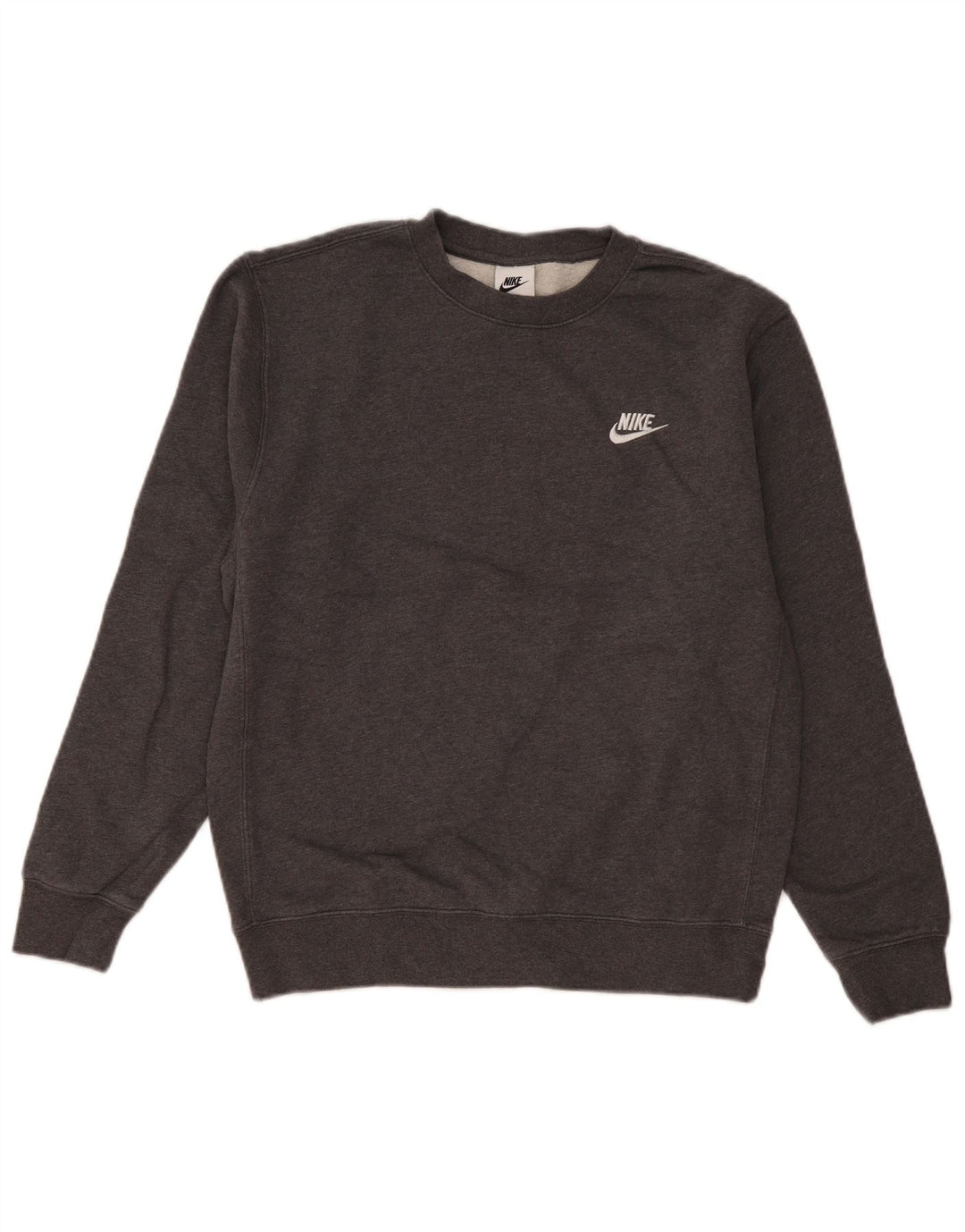 Мужской свитер Nike, маленький серый хлопковый джемпер