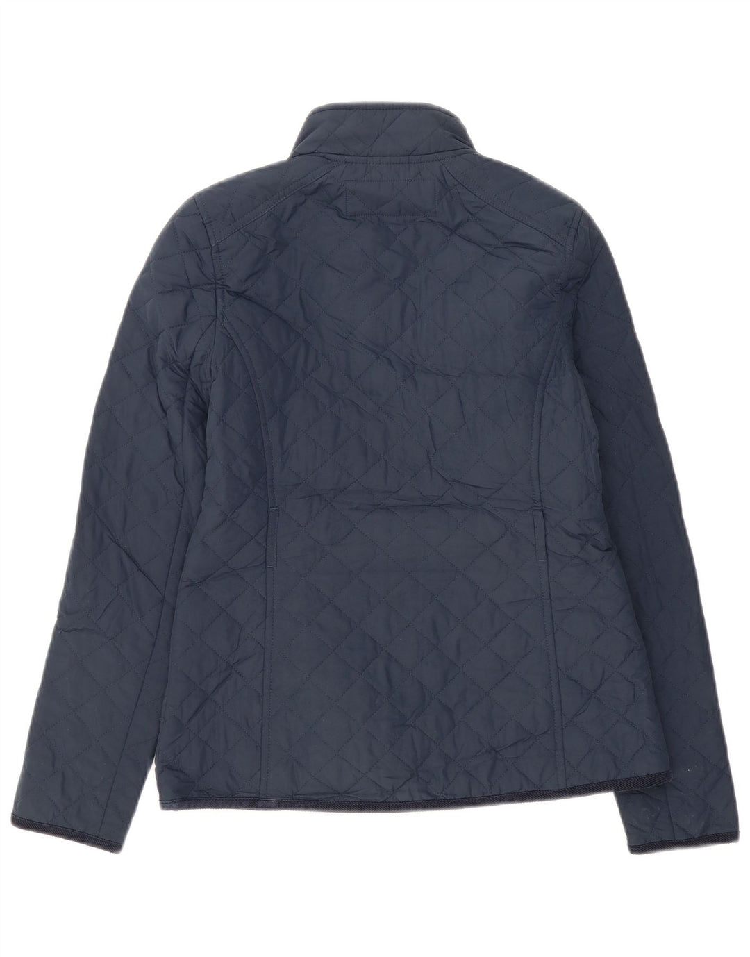 Женская стеганая куртка Jack Wills UK 10, маленькая, темно-синяя, полиэстер