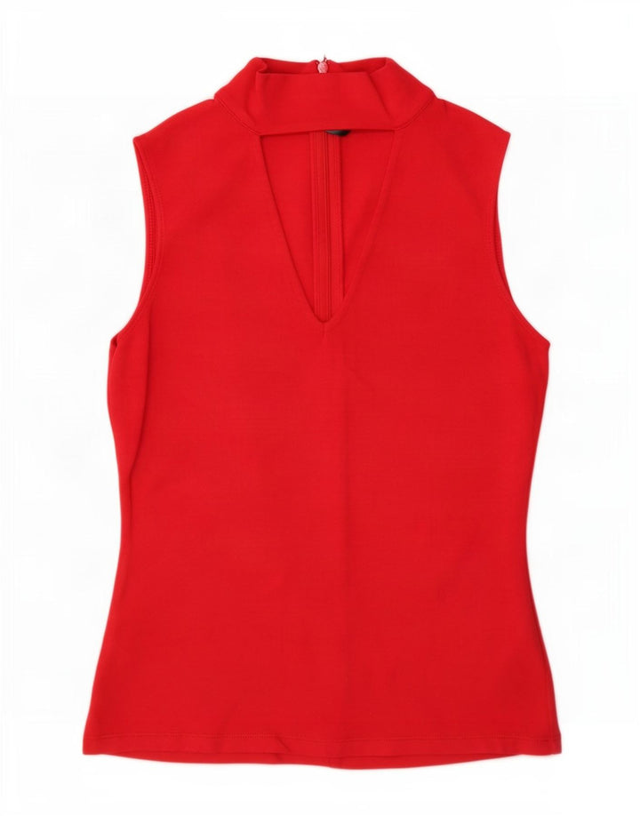 Женская блузка Karen Millen Top UK 10, маленькая красная вискоза