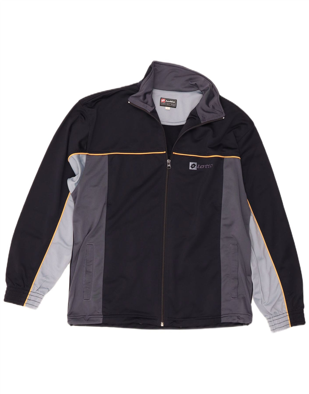 Мужской спортивный костюм Lotto, верхняя куртка, средний темно-синий, спортивный костюм с цветными блоками