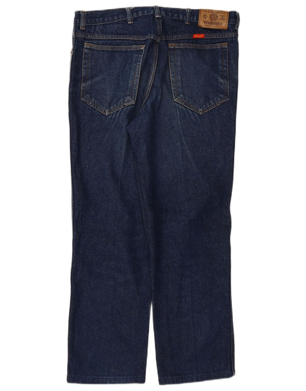 Джинсы мужские прямые WRANGLER W36 L29 темно-синие