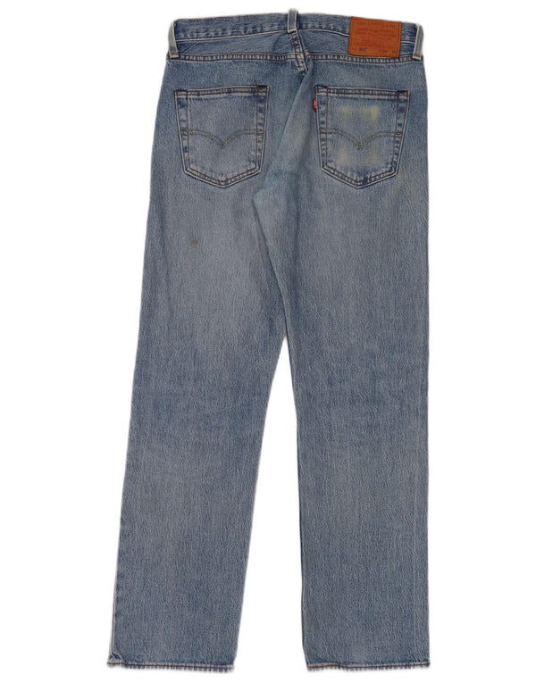 Мужские прямые джинсы Levi's 501 W30 L30 синие, хлопок