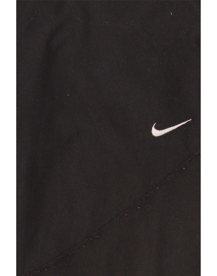 Женские леггинсы Nike Dri Fit UK 14, средний черный полиэстер