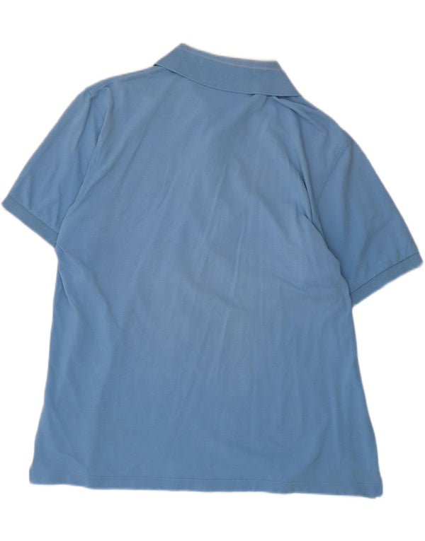 HUGO BOSS Mens Polo Shirt XL Blue Cotton