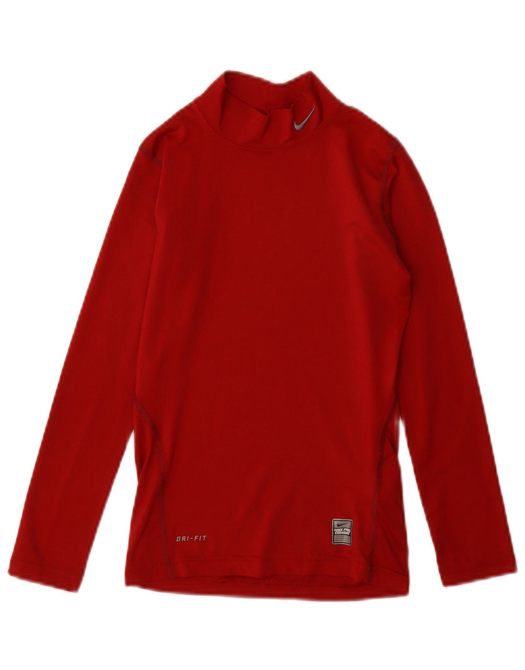 Топ Nike Dri Fit для девочек с длинными рукавами, 10–11 лет, средний бордовый полиэстер