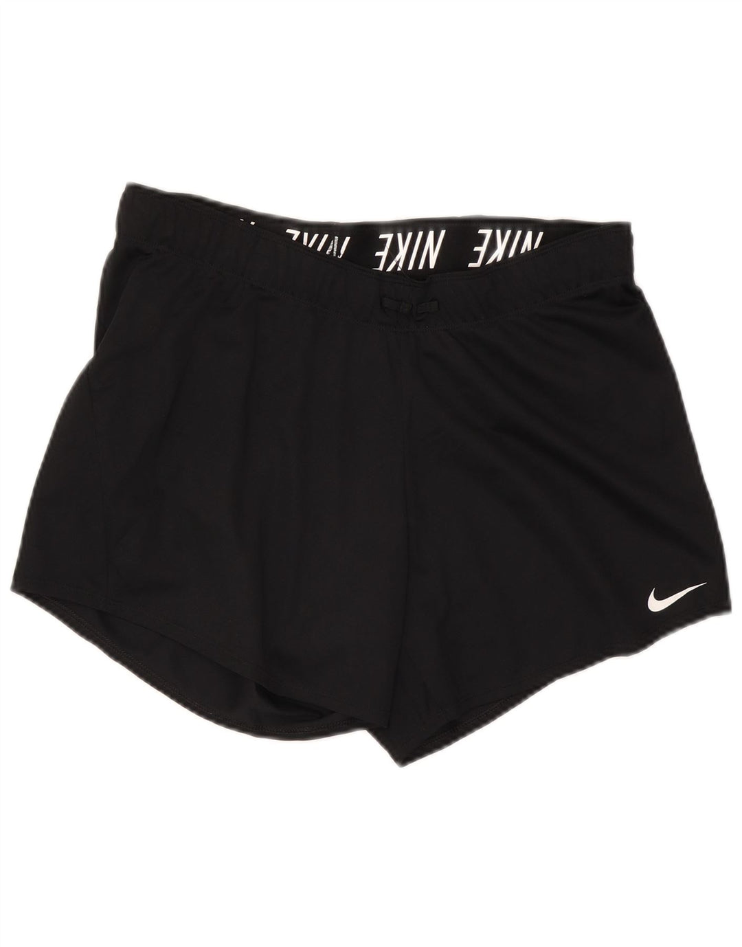 Женские спортивные шорты Nike Dri Fit UK 14, большие черные, полиэстер