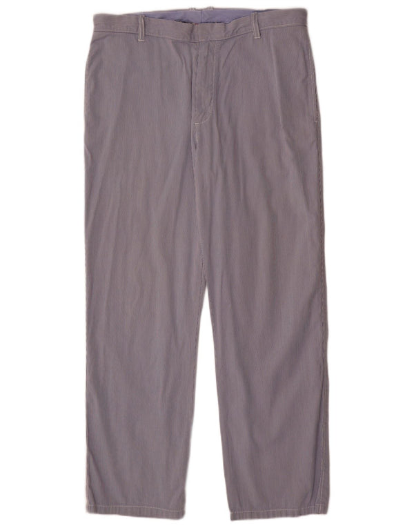 Мужские прямые брюки чинос J. Crew W36 L30 синие в тонкую полоску