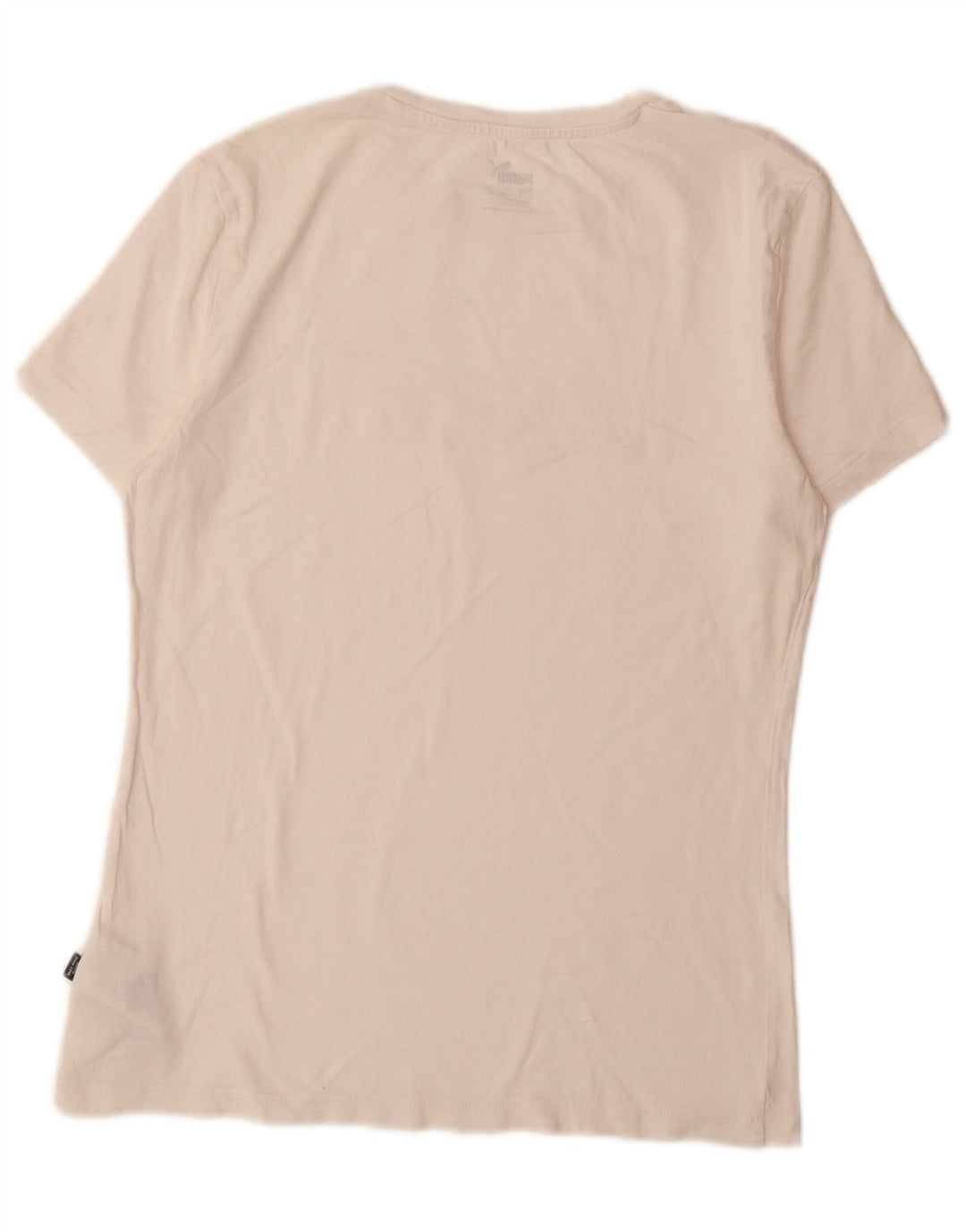 Футболка с рисунком PUMA для девочек, топ 15–16 лет, белый хлопок