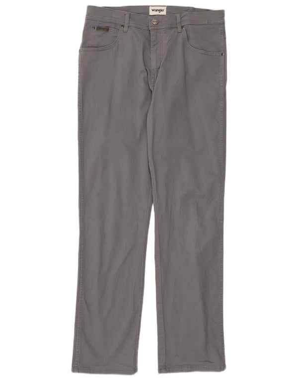 Мужские прямые повседневные брюки Wrangler Texas W32 L32, серый хлопок