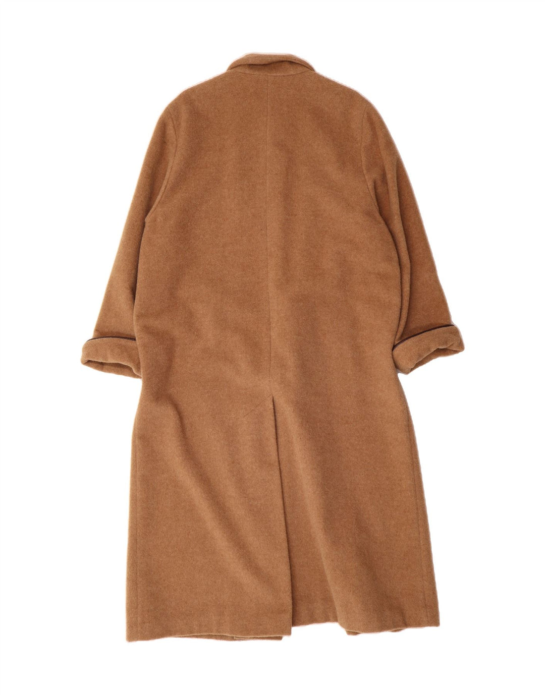 STEILMANN  Womens Overcoat UK 20 2XL Beige Virgin Wool Vintage Steilmann and Second-Hand Steilmann from Messina Hembry 