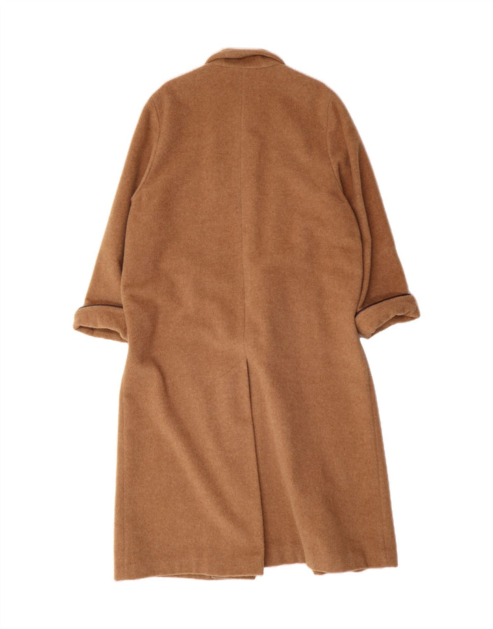 STEILMANN  Womens Overcoat UK 20 2XL Beige Virgin Wool Vintage Steilmann and Second-Hand Steilmann from Messina Hembry 