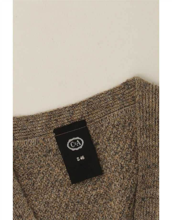 Мужской кардиган свободного кроя C&A без рукавов IT 46, маленький серый акрил