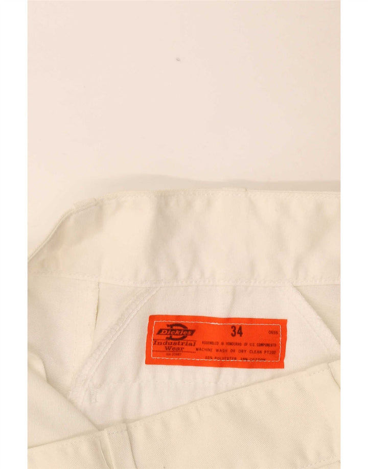 Женские прямые брюки чинос Dickies W34 L26, белый полиэстер