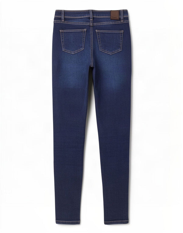 Женские джинсы скинни Bench UK 10, маленькие W27 L30, темно-синие, хлопок