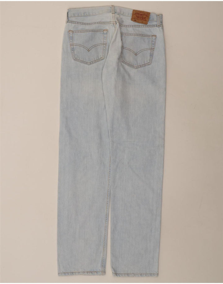 Мужские прямые джинсы LEVI'S 501 W34 L36 синие, хлопок