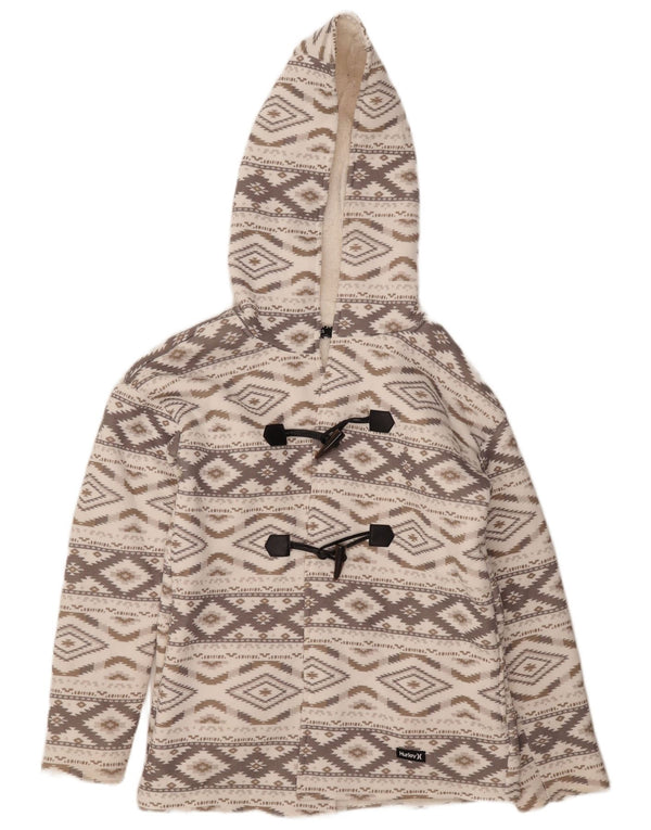 Женская оверсайз-дафл куртка Hurley UK 6 XS Серый Argyle/Diamond Aztec