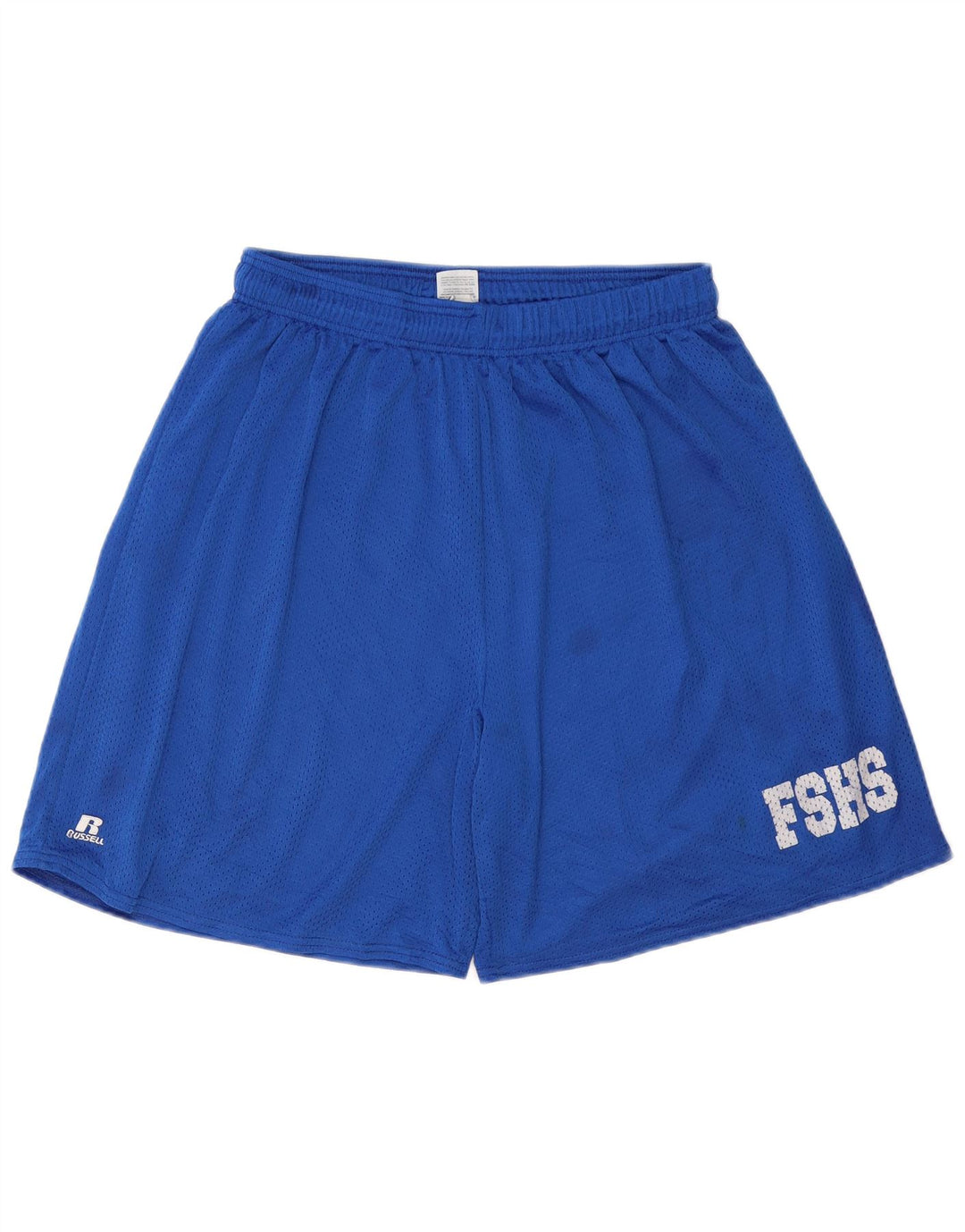 Мужские спортивные шорты с рисунком RUSSELL ATHLETIC XL, синие, полиэстер
