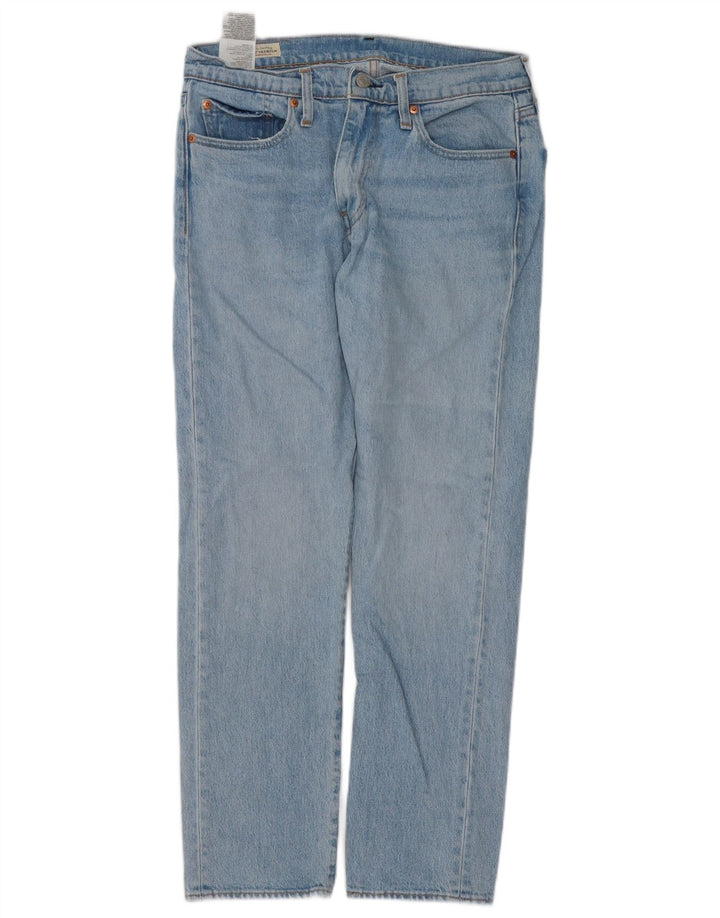 Мужские зауженные джинсы Levi's 502 W30 L28 синие, хлопок